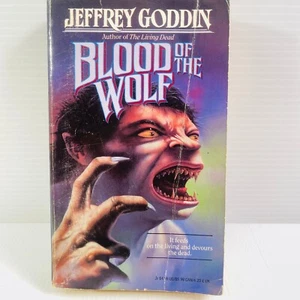 BLOOD OF THE WOLF Jeffrey Goddin Leisure 1992 Vintage Horror Paperback Werewolf - Picture 1 of 10