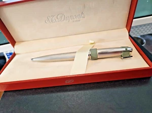 OLYMPIO BY ST DUPONT THEME DRILL VERTICAL BALLPOINT PEN MODEL 485496 - Picture 1 of 7