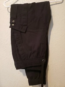 Men Champs Jogger Pants Lrg Black - Picture 1 of 4