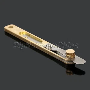 Cuchillo cortador de línea de tira artesanal para el hogar hágalo usted mismo cuero de recorte posicionamiento - Imagen 1 de 10