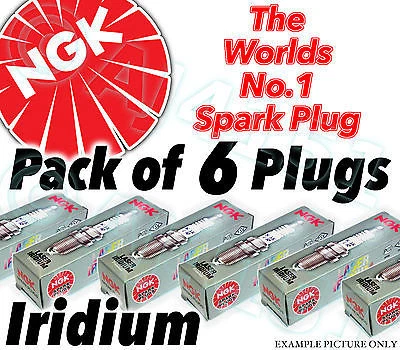 6x NEW NGK Laser Iridium SPARK PLUGS - Part No. IFR6Q-G Stock No. 5648 6pk - Image 1 of 1
