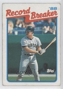 1989 Topps Record Breaker Wade Boggs #2 HOF