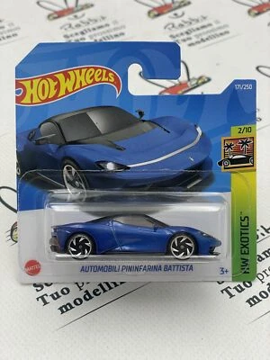 DIE CAST " AUTOMOBILI PININFARINA BATTISTA " HW EXOTICS  2/10 HOT WHEELS SCAL... - Immagine 1 di 2