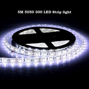Bright 12V 5M 16.4ft 5050 RGB Waterproof SMD 300 LED Flexible Strip light USA