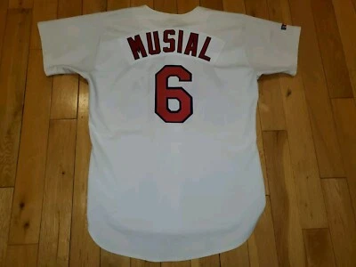 Russell Athletic Stan Musial St. LOUIS CARDINALS #6 Authentic MLB Team JERSEY 44 - Image 1 of 4
