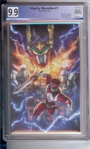 MIGHTY MORPHIN #1 PGX 9.9 "CUBIERTA ALAN QUAH Y VARIANTE VIRGEN LIMITADA A 300 - Imagen 1 de 2