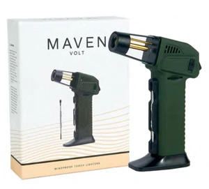 Maven Volt Green Premium Handheld Single Jet Flame Torch Lighter - Picture 1 of 1