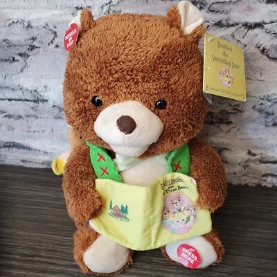 Cuddle Barn Read To Me Goldilocks And The Three Bears Talking Plush w/ Puppets - Image 1 of 4