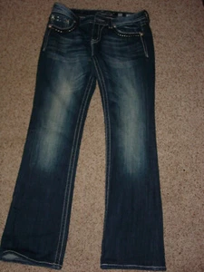 Womens Miss Me JY5091B3 Boot Jeans! Size 32x34 - Picture 1 of 12