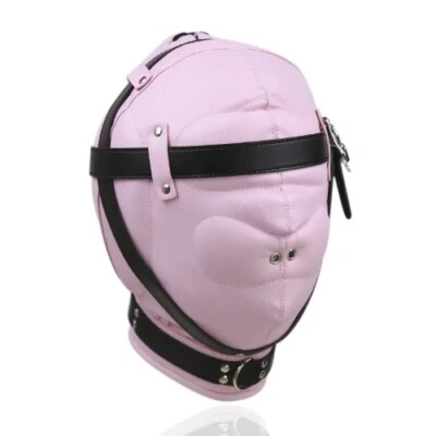 Exotic Adult CosplayGame Hood Fetish Full Head Bondage Mask Hood Party Role Play - Image 1 of 4