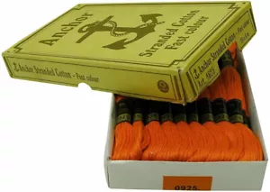 Anchor Stranded Cotton Thread Cross Stitch Sewing Hand Embroidery Floss 25 Skein - Picture 1 of 5