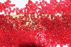 10/0 Old Time Vintage Venetian Trans Red # Seed Beads Crafts Jewelry Making/1oz