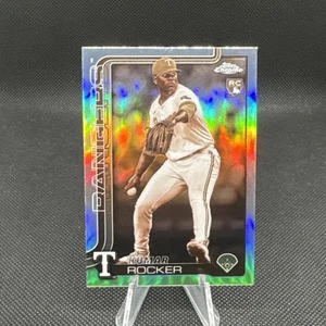 Kumar Rocker RC 2025 Topps cromo refractor sepia #73 Texas Rangers - Imagen 1 de 2