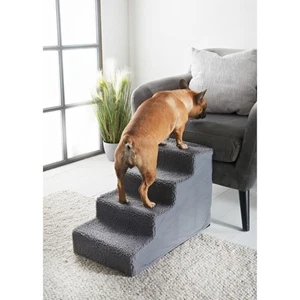 Premium 3 Step Dog Stairs Pet Cat Ramp Non Slip safe aid for older senior dogs - Picture 1 of 7