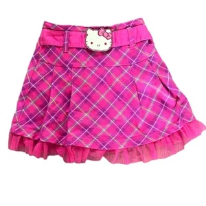 Hello Kitty Pink Flare Skirt With Shorts Size XS - Picture 1 of 3