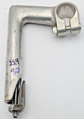 WIN KUSUKI FUJI QUILL STEM JAPAN 22.2 CLAMP 25.4MM 80MM REACH SILVER - Image 1 of 4