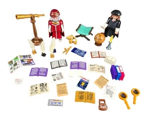 Playmobil Ersatzteil Zubehör - Gelehrte / Kopernikus / Luther / Bücher - Picture 1 of 1
