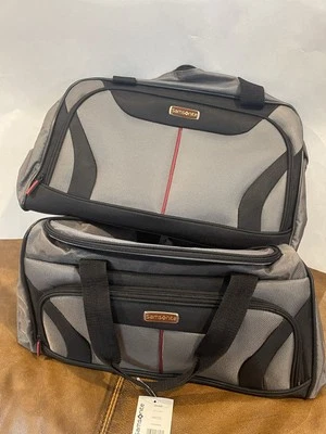 Set of Samsonite Uintah Luggage 19” Duffel & Boarding Bags Gray Black NWT - Image 1 of 4