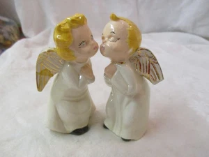 Vintage 2 Keramik Küssende Engel - Bild 1 von 5