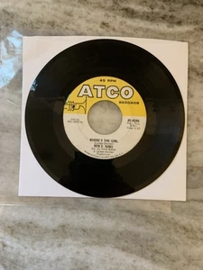 1968 BEN E. KING - WHERE'S THE GIRL b/w IT'S AMAZING - 45 RPM on ATCO VG+ - Picture 1 of 2