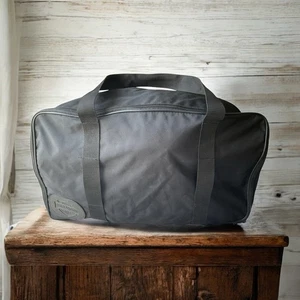 HARLEY DAVIDSON motorcycle Black Nylon Duffel Bag Embossed Zipper 22”x13"x9" - Picture 1 of 11