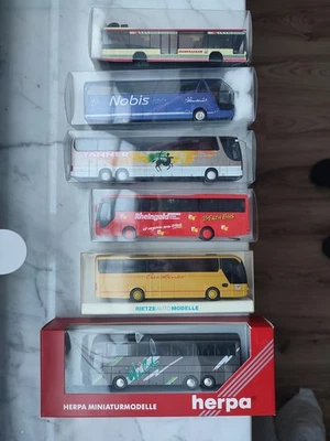 Rietze und Herpa, 6 Busse zum Schnäppchenpreis 315 NF Euroliner 317HDH  1:87  - Bild 1 von 4