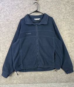 Columbia Steens Mountain Jacke Herren XL Blau Full Zip Core Fleece - Bild 1 von 7