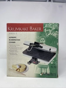 Villaware Krumkake Scandinavian Cookie Baker Model 3900 Vintage w/ Box - Picture 1 of 6