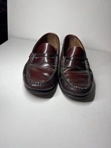 Mocasines GH Bass Weejuns 9 D Red Penny para hombre - Imagen 1 de 8
