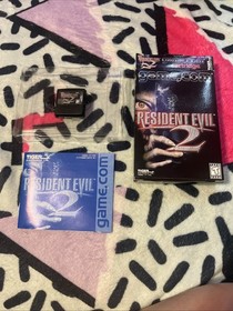 Resident Evil 2 (Tiger Game.com, 1998) Game Cartridge ,Box & Manual Tested Works