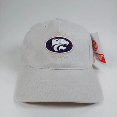 Gorra de colección Kansas State Wildcats gorra con tirantes universidad nueva con etiquetas años 90 NCAA Foto 1 de 4
