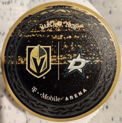 Disco VGK vs Stars 17/03/20 - Apagado COVID, Juego Cancelado, Día de San Patricio Foto 1 de 2