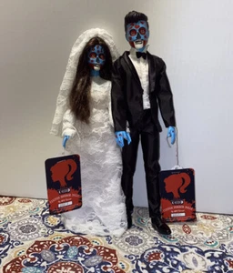 THEY LIVE, THEY LOVE Wedding Set CUSTOM HORROR DOLLS 12 Inch OOAK - Imagen 1 de 4