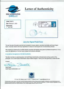 NASA Skylab Astronaut JERRY CARR Signed Apollo 14 Cover ZARELLI LOA Space !! - Picture 1 of 3