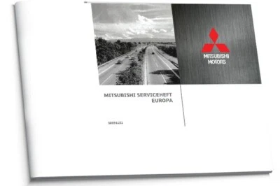 Mitsubishi 8 modelli libretto di manutenzione tedesco - Immagine 1 di 4