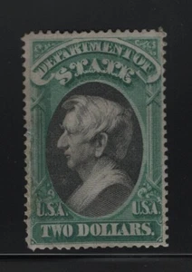 O68 VF OG mint , small repair previously hinged nice color cv $ 1800 ! see pic ! - Picture 1 of 1