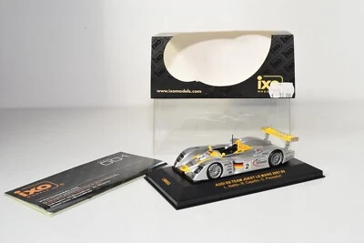 A77 1:43 IXO LMM002 AUDI R8 TEAM JOEST LE MANS 2001 #2 CAPPELLO AIELLO MIB - Immagine 1 di 4