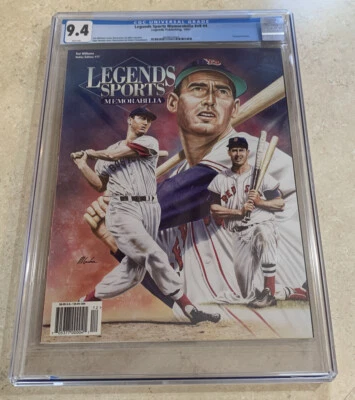 TED WILLIAMS LEGENDS EDICIÓN HOBBY MAG GRADO 9.4 CGC UNIVERSAL 1997 raro Postca Foto 1 de 2