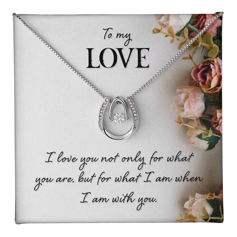 Collana Gioielli Moda To My Loved Once Donna con Regalo Cristallo Carta... - Immagine 1 di 4