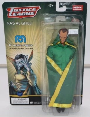 Figura de acción DC Mego Justice League Ra’s Al Ghul 8” - NUEVA -  Foto 1 de 4