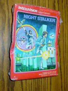 Intellivision 1982: programa de videojuegos Night Stalker #5305 (sellado pero arrugado) - Imagen 1 de 3