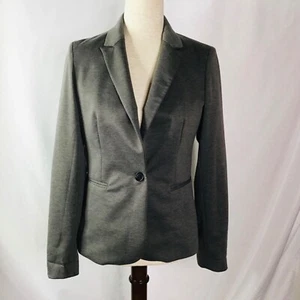 Kenar Jacket Size Small Suit Blazer Career Work Casual Gray Welt Pockets Collar - Picture 1 of 14