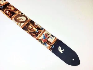 Correa de Guitarra Caballo - Correa de Guitarra Acolchada para Correr Caballos Marrón y Gris - Imagen 1 de 9