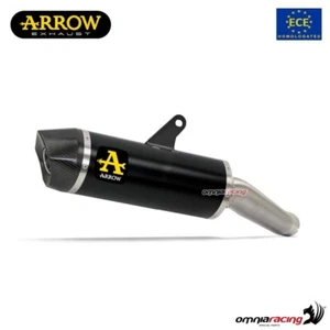 Arrow exhaust Indy Race dark aluminum approved for Yamaha Tenere 700 2019-2020 - Imagen 1 de 8