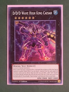 D/D/D Wave High King Caesar COTD-EN042 Unlimited* X 1 Mint YUGIOH Super English - Picture 1 of 4