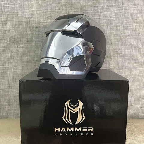 The New War Machine Iron Man MK5 1:1 Helmet Wearable Voice-control Mask Cosplay Cover