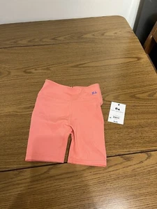 NWT Free Assembly XS (4-5) Pink Salmon Youth Biker Shorts - Picture 1 of 16