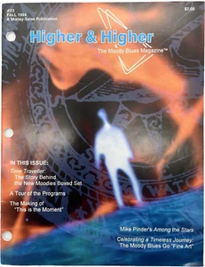 MOODY BLUES HIGHER & HIGHER MAGAZINE ISSUE #23 FALL 1994 (33) - Picture 1 of 9