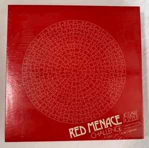 Vintage Red Menace Jigsaw Puzzle 500 Pieces 20” Round 6121 - Picture 1 of 2