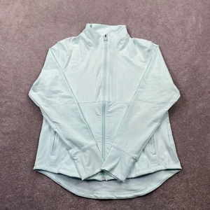 Puma Women's CloudSpun Full Zip Up Golf Daybreak Jacket Size L Light Blue 533004 - Picture 1 of 15